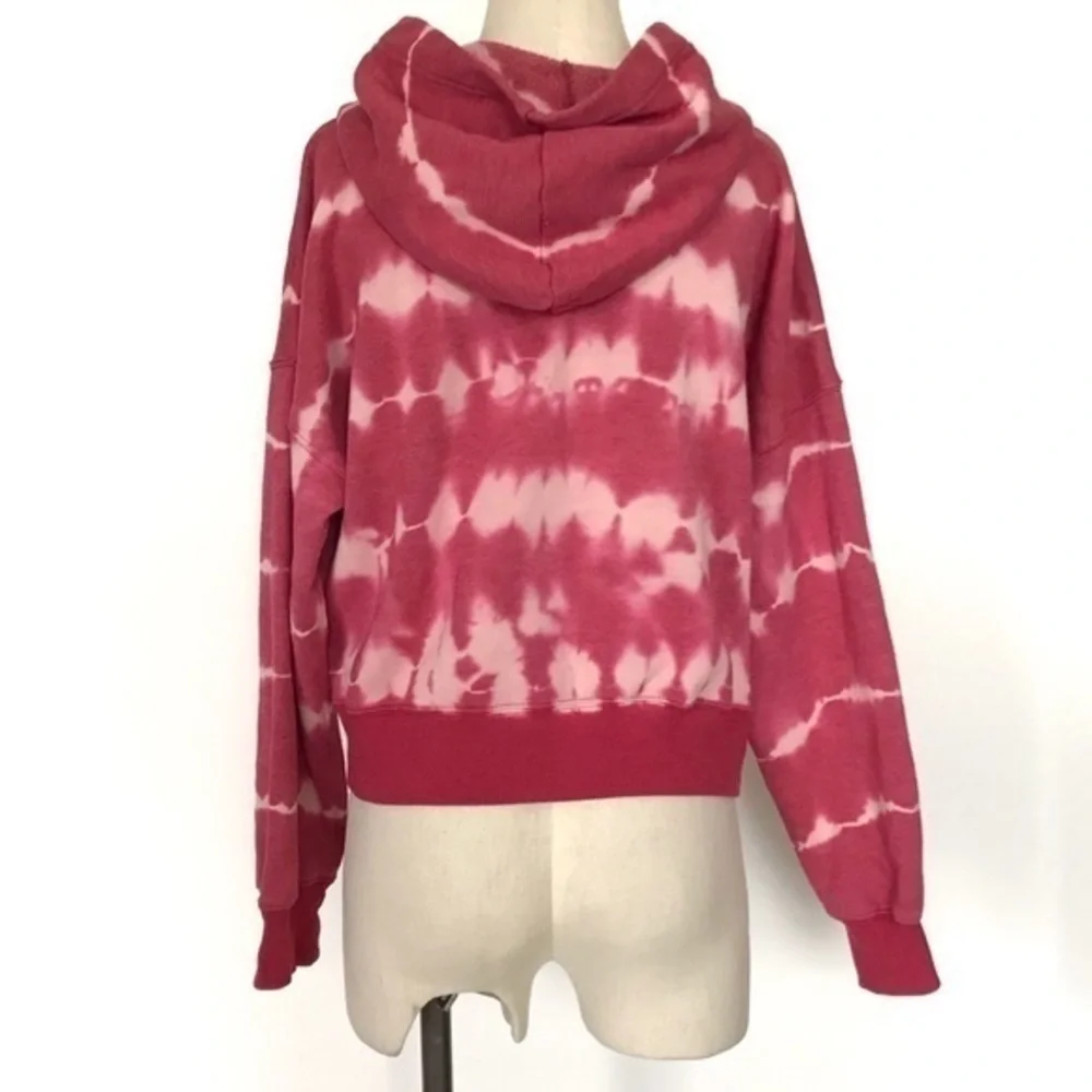 Free People Dusty Rose Tie Dye Hoodie Size Small